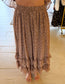 Autumn Bloom Tiered Skirt