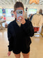 Active Peplum Jacket, Black