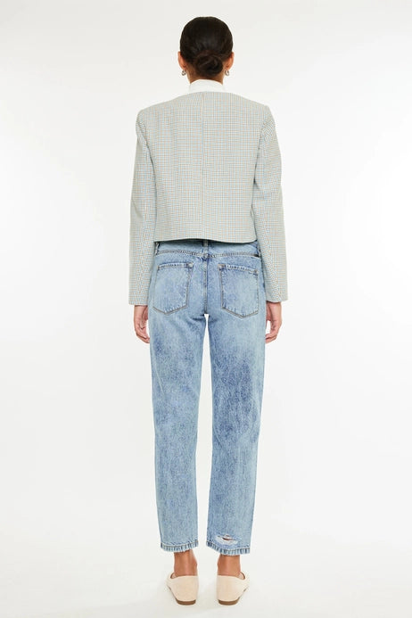 KanCan High Rise Ankle Mom Jeans