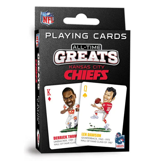Kansas City Chiefs All-Time Greats Playing Cards