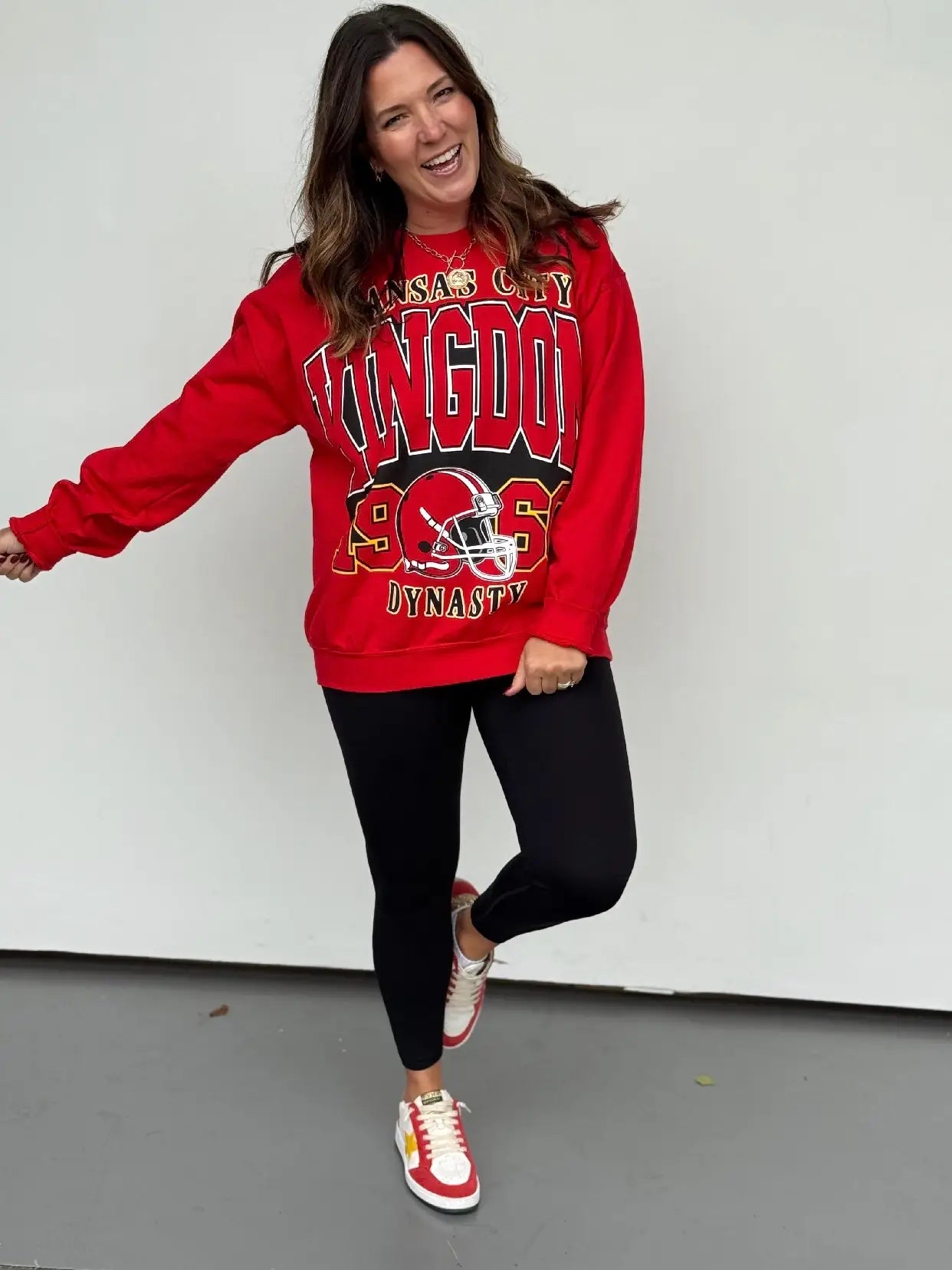 Kansas City Oversized Print Sweatshirt
