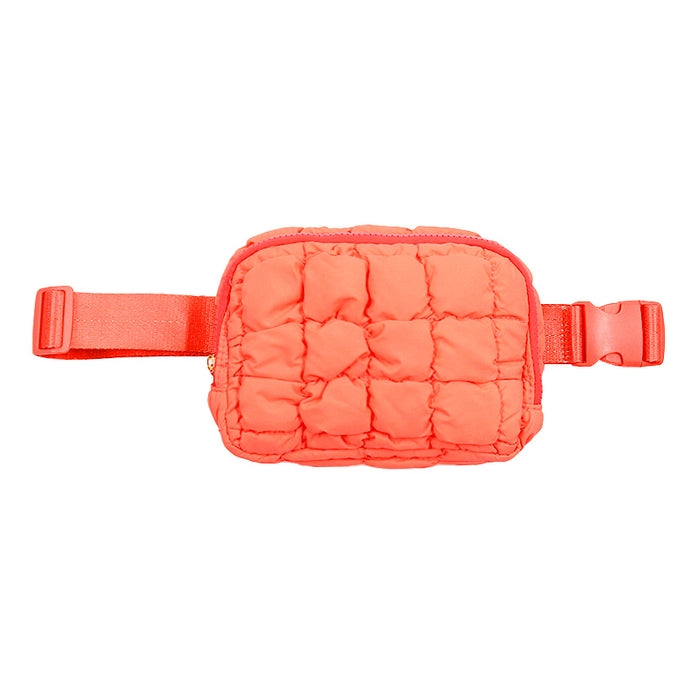 Karma Collection Puffer Waist Belt Bag