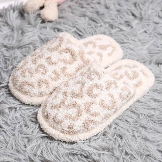 Kid's Leopard Luxury Soft Slippers