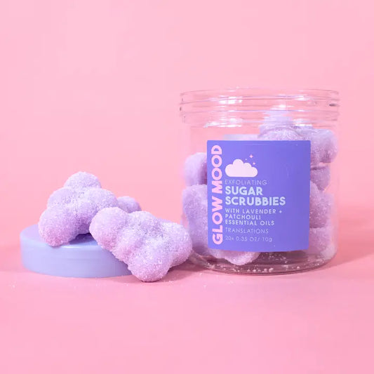Lavender and Patchouli Exfoliating Sugar Scrubbies