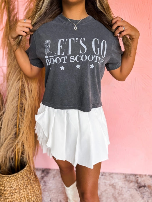 Let's Go Boot Scootin' Midi Tee