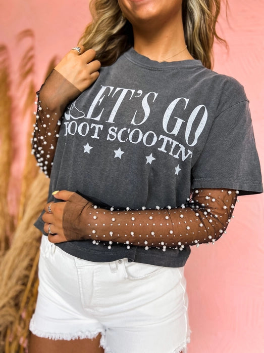 Let's Go Boot Scootin' Midi Tee