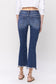 Lovervet Mid Rise Crop Kick Flare Jeans