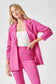 Plus, Magic 3/4 Sleeve Blazer- Hot Pink