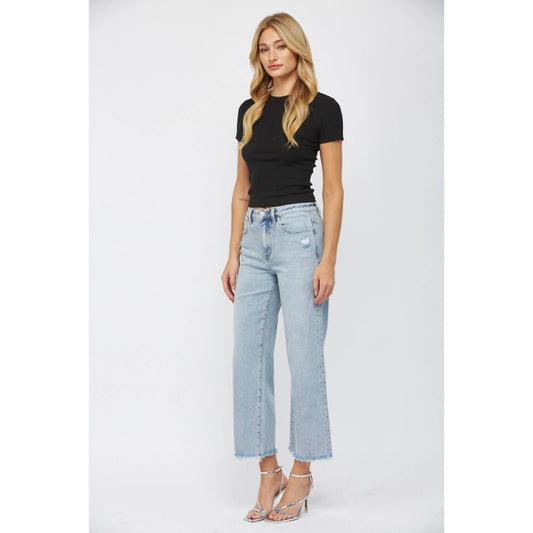 Mica High Rise Ankle Wide Leg