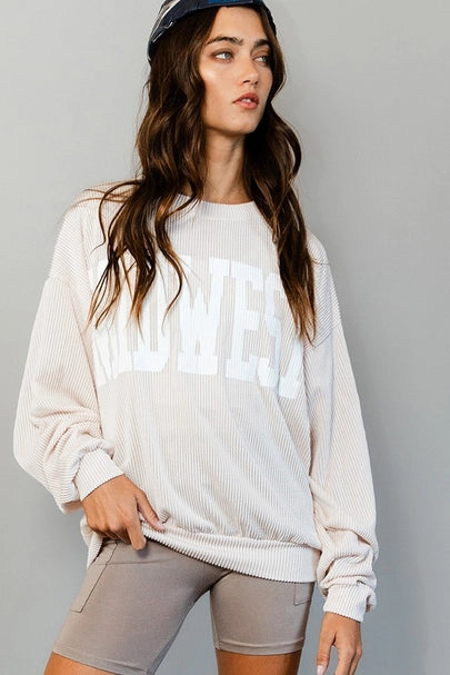 Midwest Oversize Graphic Sweatshirt