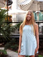 On the Go Romper Dress- Sky Blue