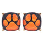 Tiger Paw Print Stud Earrings