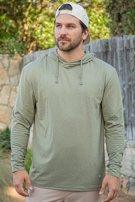 Performance Hoodie, Heather Sage