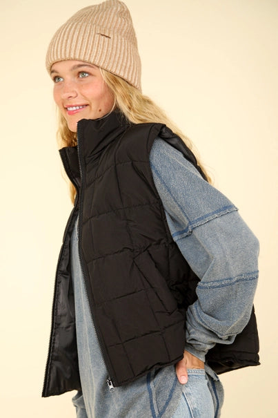 Plus, Solid Puffer Vest