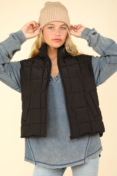 Plus, Solid Puffer Vest