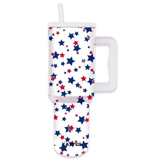 Red, White, Blue Star Tumbler