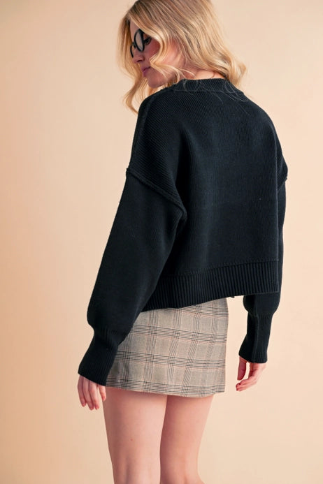 Regina Sweater, Black