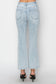 Risen High Rise Distressed Ankle Flare Jeans