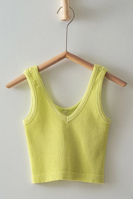 Seamless Crop Tank Top