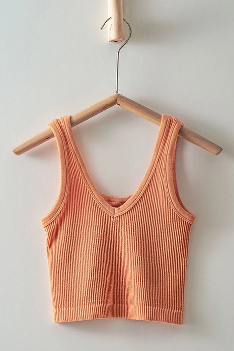 Seamless Crop Tank Top