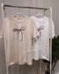 She Is Clothed Bow Tee, Ivory