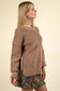 Soft Comfy Oversized Knit Sweater, Taupe