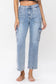 Vervet- Dixie Super High Rise Cargo Dad Jeans