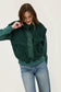 Teddy Button Down Faux Shearling Vest, Hunter Green