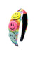 Varsity Tie Dye Smiley Knot Headbands