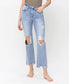 Vervet 90's Super High Rise Distressed Straight Jeans