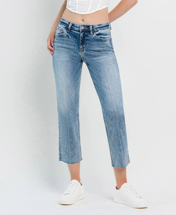 Vervet High Rise Straight Jeans