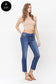 Vervet Plus Size High Rise Cropped Slim Straight Jeans