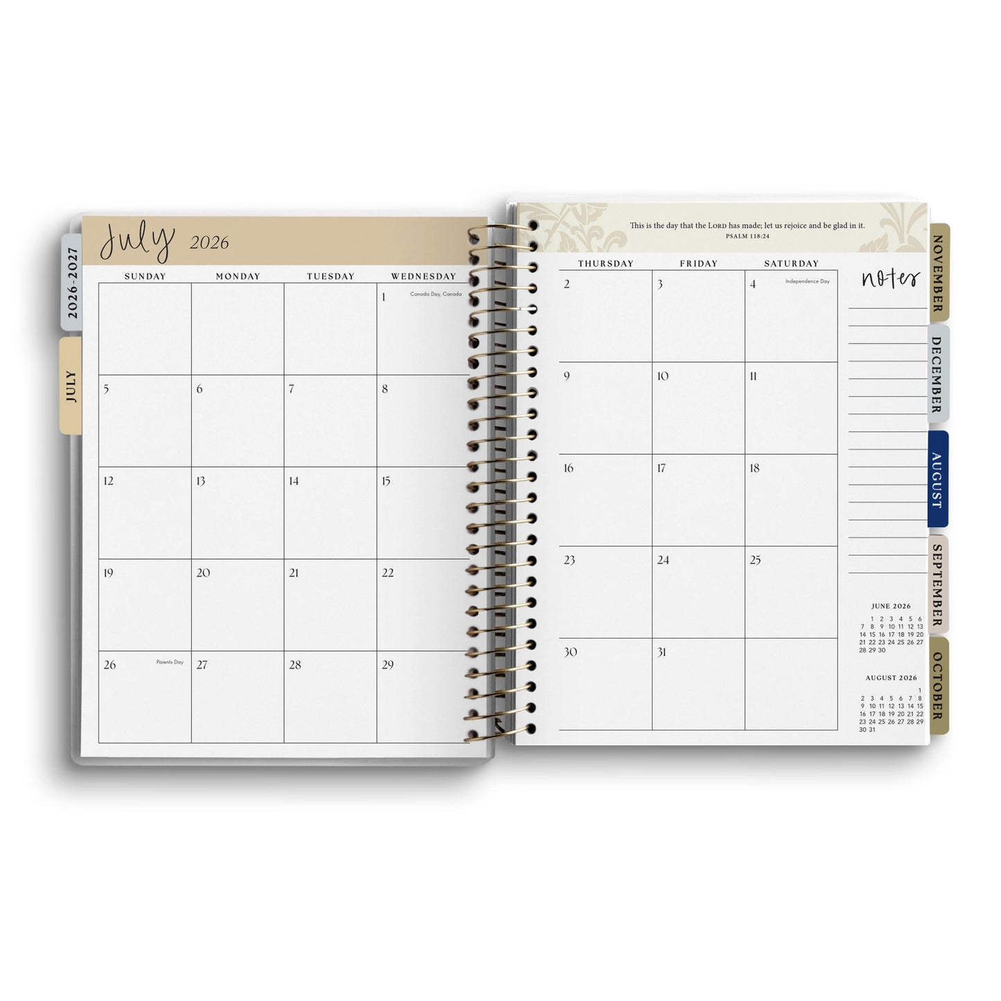 Walking with Jesus 2026-2027 18 Month Planner
