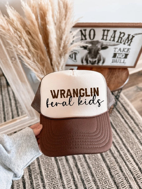 Wranglin Feral Kids Trucker Hat