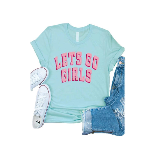 Youth Retro Lets Go Girls Tee