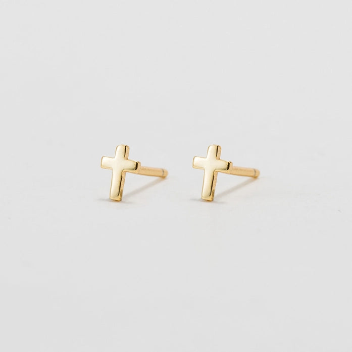 Cross Stud Earrings