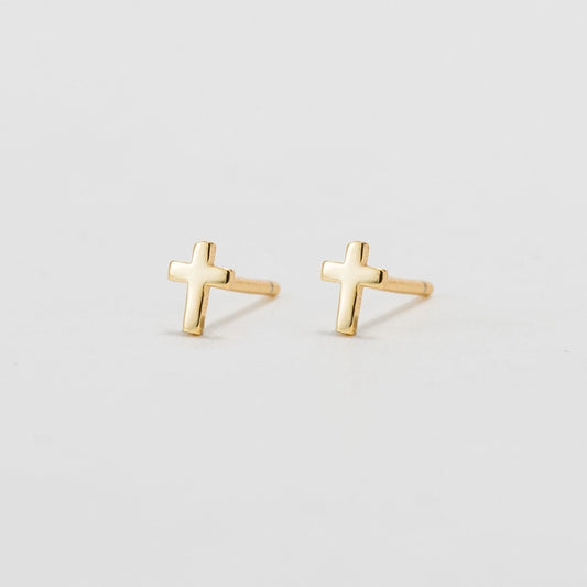 Cross Stud Earrings