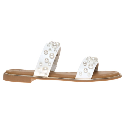 Pearly White Sandals