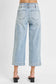 Risen High Rise Crop Wide Leg, Light Wash