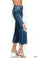 Zenana High Waist Flare Crop Jeans